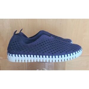 Ilse Jacobsen Tulip Blue EU 36 Cutout Sneakers US 6 Quiet Luxury Casual Nautical
